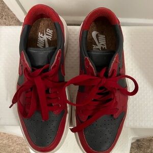 Nike Air Red and Black Sneakers